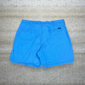 Vintage Y2K Columbia Shorts 38x8 Blue Hiking 8" Inseam